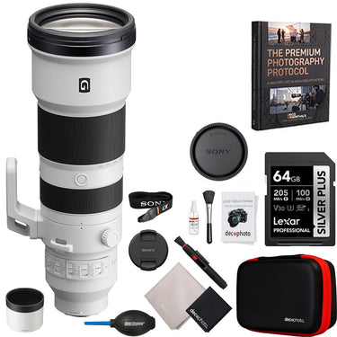 Sony FE 400-800mm f/6.3-8 G OSS Lens (Sony E) w/ Accessory + Software Bundle