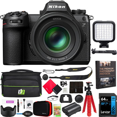 Nikon Z6III Full Frame Mirrorless Camera + 50mm F1.4 Lens Kit + Accessories Bundle