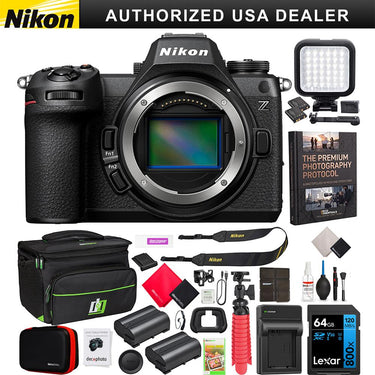 Nikon Z6III Full Frame Mirrorless FX Camera Body Bundle with 2 Battery Accessories Kit