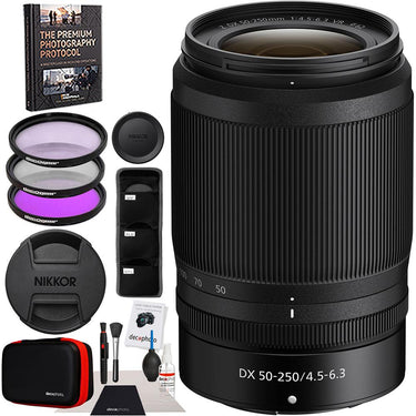 Nikon NIKKOR Z DX 50-250mm f/4.5-6.3 VR Telephoto Zoom Lens for Z Mount Cameras Bundle