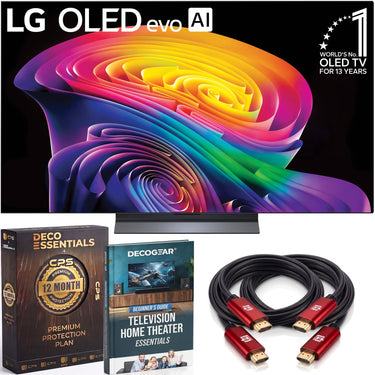 LG 55 inch OLED evo AI C6 4K Smart webOS TV (2026) w/ 1 YR Warranty Bundle