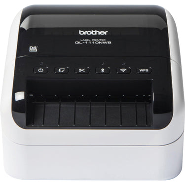 Brother Wide Format Wireless Monochrome Label Printer w/ Deco Essentials Guide Bundle