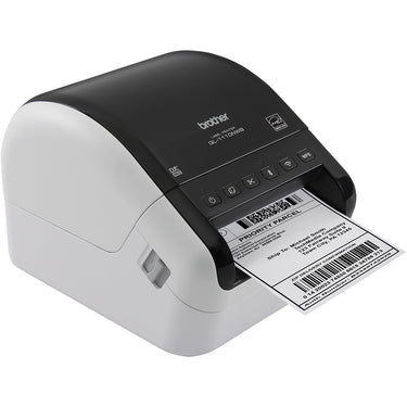 Brother Wide Format Wireless Monochrome Label Printer w/ Deco Essentials Guide Bundle