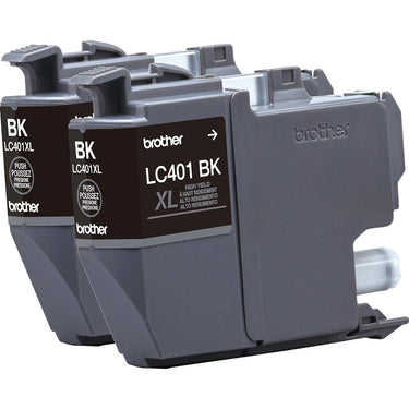 Brother Genuine LC401XL 5-Pack Ink Cartridges + Deco Essentials Printer eBook