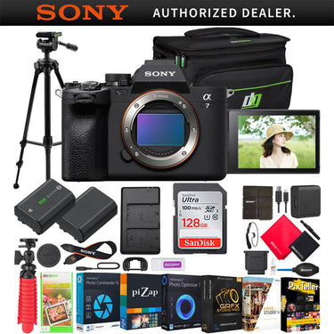 Sony a7 IV Mirrorless Full Frame Camera Body ILCE-7M4 +Photography Accessories Bundle