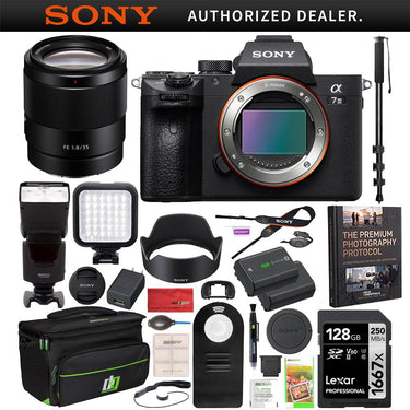 Sony a7 III Mirrorless 4K Camera ILCE-7M3 Body FE 35mm F1.8 Full Frame Lens Kit