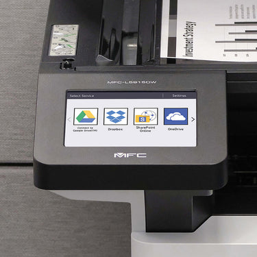 Brother Business Monochrome Laser All-in-One Printer with Guide & Printer Cable