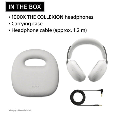 Sony 1000X THE COLLEXION Wireless Noise Cancelling Headphones - Platinum