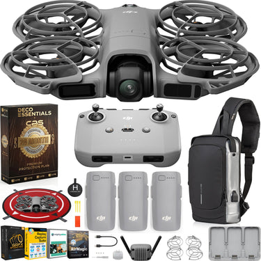DJI Neo 2 Drone Fly More Combo 4K Camera + Extended Warranty Accessory Kit Bundle
