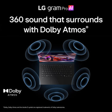 LG gram Pro 17" Copilot+ PC Intel Ultra 7, 32GB RAM, 512GB SSD Touch Laptop