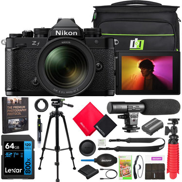 Nikon Z f Full Frame FX Mirrorless Camera Body + NIKKOR Z 24-70mm F4 S Lens Kit Bundle