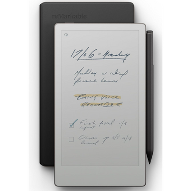 reMarkable Paper Pro Move with Marker Plus and Black Leather Book Folio - Refurbished