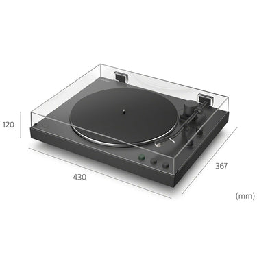 Sony PS-LX3BT Full Auto Playback Turntable, Black + PreSonus Eris 3.5 Studio Monitors