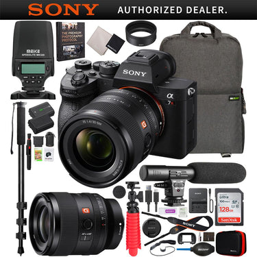 Sony a7R IV Mirrorless Full Frame Camera Bundle + 35mm F1.4 GM Lens SEL35F14GM Kit