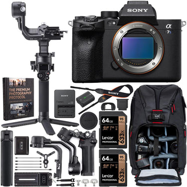 Sony a7s III Mirrorless Camera Full Frame Body + DJI RSC 2 Gimbal Filmmaker's Kit