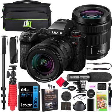 Panasonic LUMIX S5II Full Frame Mirrorless Camera + 20-60mm F3.5-5.6 Lens DC-S5M2KK Bundle