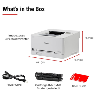 Canon Color imageCLASS LBP646Cdw Wireless Laser Single-Function Printer