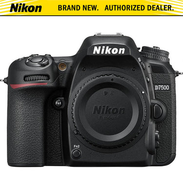 Nikon D7500 20.9MP DX-Format 4K DSLR Camera (Body Only) +Deco Essentials eBook