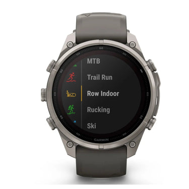 Garmin fenix 9 Pro inReach, Solar, 47 mm Titanium with Pebble Gray/Silver Gray Band