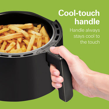 Hamilton Beach 3.7 Quart/3.5 Liter Digital Air Fryer, Black (35050)
