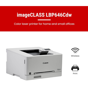 Canon Color imageCLASS Wireless Laser Single-Function Printer Bundle