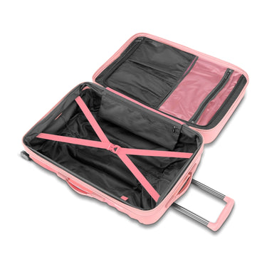 American Tourister Cascade Hardside Luggage with Spinner Wheels, 2PC SET 20/24, Dynamic Pink