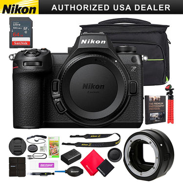 Nikon Z6III Full Frame Mirrorless FX Camera Body + FTZ II Adapter Pro Accessory Bundle