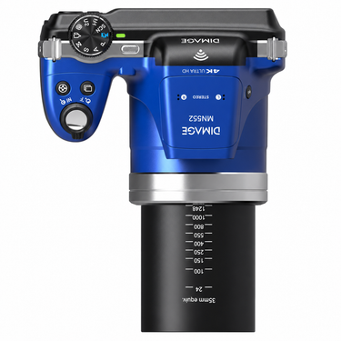 Minolta MN52Z Dimage 20 MP / 4K Bridge Camera w/52x Optical Zoom (Blue)