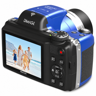 Minolta MN52Z Dimage 20 MP / 4K Bridge Camera w/52x Optical Zoom (Blue)