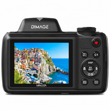 Minolta MN52Z Dimage 20 MP / 4K Bridge Camera w/52x Optical Zoom (Blue)
