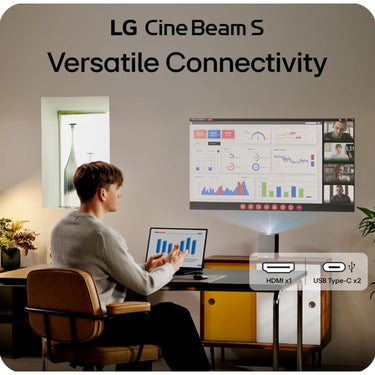 LG CineBeam S PU615U 4K UHD Ultra Short Throw Smart Triple Laser Projector