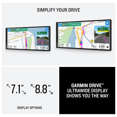 Garmin Drive (7.1") GPS Navigator with Deco Gear Case & Multifunction Car Socket