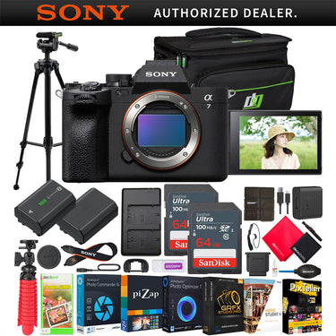 Sony a7 IV Mirrorless Full Frame Camera Body +Photography Accessories Refurbished