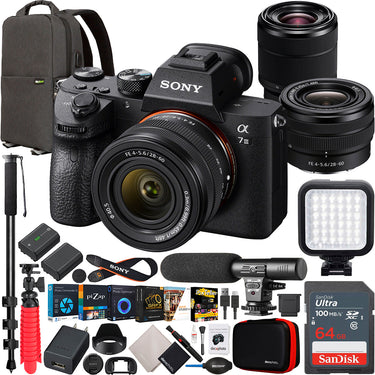 Sony a7 III Full Frame Mirrorless Camera + 28-60mm F4-5.6 + 28-70mm 2 Lens Kit Bundle
