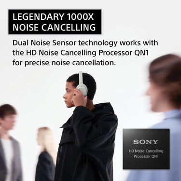 Sony WH1000XM4C/S Noise Cancelling Wireless Headphones Silver + Extended Warranty