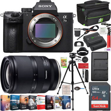 Sony a7 III Mirrorless 4K Camera ILCE-7M3 Tamron 17-28mm F/2.8 A046 Lens Kit Bundle
