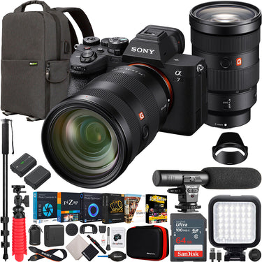 Sony a7 IV Full Frame Mirrorless Camera + FE 24-70mm F2.8 GM Lens SEL2470GM Bundle