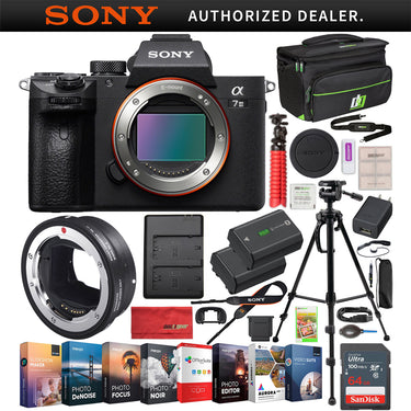 Sony a7 III Alpha Mirrorless Camera Body + Sigma MC-11 Canon Lens Mount Converter Kit