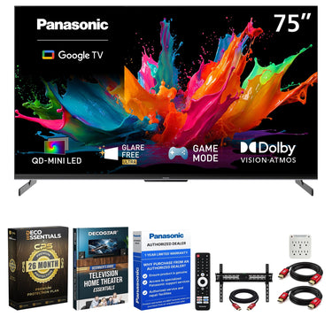 Panasonic 75" W85C 4K 60Hz QD-Mini LED Google TV (2026) w/ 26 Month Protection Bundle