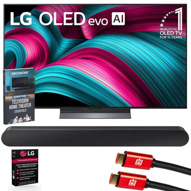 LG 55" C5 Series OLED evo 4K UHD webOS TV (2025) w/ Samsung All-in-One Soundbar