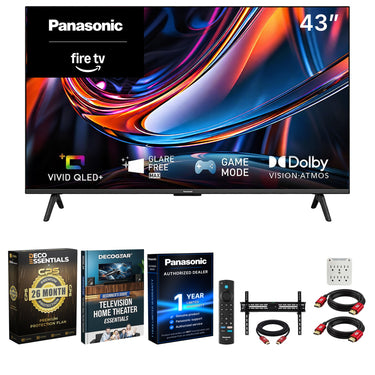 Panasonic 43" W80C 4K UHD 60Hz QLED+ Fire TV (2026) w/ 26 Month Protection Bundle