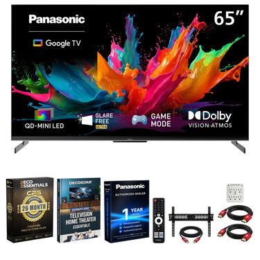 Panasonic 65" W85C 4K 60Hz QD-Mini LED Google TV (2026) w/ 26 Month Protection Bundle