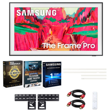 Samsung 85" The Frame Pro Neo QLED 4K TV (2025) w/ White Bezel + Protection Bundle