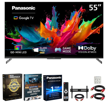 Panasonic 55" W85C 4K 60Hz QD-Mini LED Google TV (2026) w/ 26 Month Protection Bundle