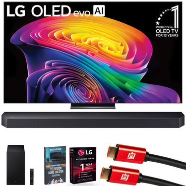 LG 77" OLED evo AI C6H 4K webOS TV (2026) w/ HW-Q600F Soundbar +Subwoofer Bundle