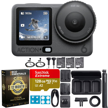 DJI Osmo Action 6 Adventure Combo 4K 1/1.1" Sensor 4h Battery + 12 Month Protection