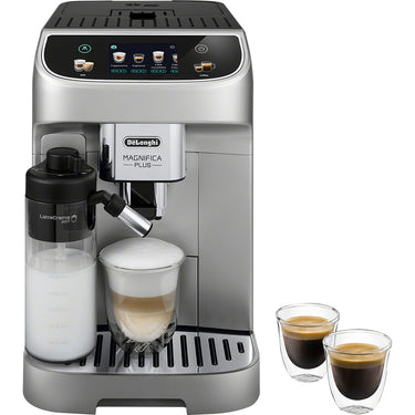 DeLonghi Magnifica Plus Fully Automatic Espresso Machine and Frother Silver | Refurbished