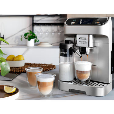 DeLonghi Magnifica Plus Fully Automatic Espresso Machine and Frother Silver | Refurbished