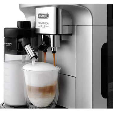 DeLonghi Magnifica Plus Fully Automatic Espresso Machine and Frother Silver | Refurbished