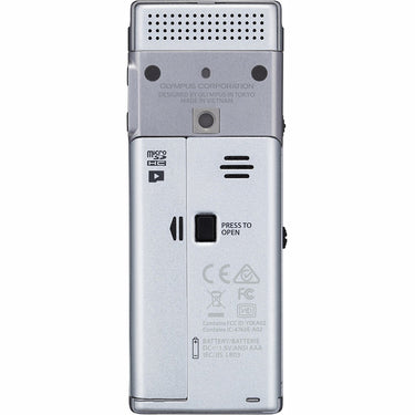 OM SYSTEM Olympus DM-720 Digital Professional Voice Recorder, Silver (V414111SU000)